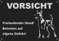 Preview: Malinois - Belgischer Schäferhund | Aluminium Warnschild